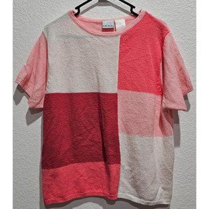 Vintage Bobbie Brooks Sweater / Short Sleeve / XL